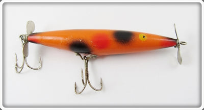 Vintage Herter's Orange Spotted Dying Flutter Type Lure