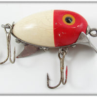 Vintage Clark's White Red Head Little Eddie Lure