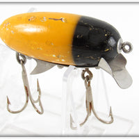 Vintage Clark's Yellow Black Head Dent Eye Water Scout Lure