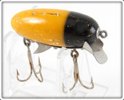 Vintage Clark's Yellow Black Head Dent Eye Water Scout Lure