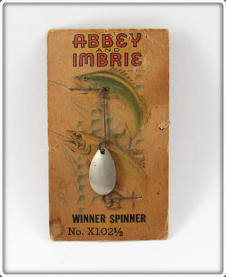 Vintage Abbey & Imbrie Winner Spinner On Card