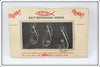 Vintage Krystosek Mfg Co Krys Bait Retaining Hooks On Card