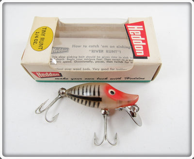 Heddon Silver Shore Tiny Runt In Correct Box 350 XRS