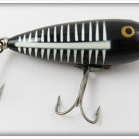 Vintage Heddon Black Shore Baby Zara Lure 365 XBW 