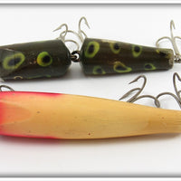 Creek Chub Frog & Blended Red Head White Darter Pair