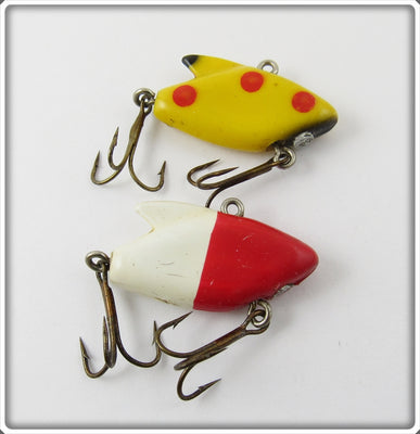 Unknown Probably Japan Red White & Yellow Spotted Sonic Pair