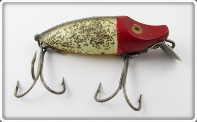 Vintage Heddon Red Head Flitter River Runt Spook Sinker Lure RHF