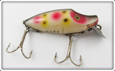 Vintage Heddon Strawberry Spot Midget River Runt Lure 9010 S