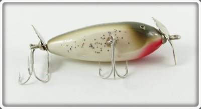 Vintage Creek Chub Silver Flash Spinning Injured Minnow Lure 