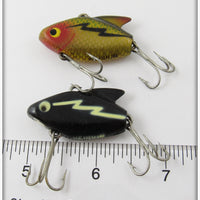 Heddon Perch & Black White Lightning Sonic Pair