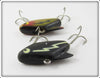 Heddon Perch & Black White Lightning Sonic Pair