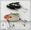 Heddon Shad & Black White Lightning Sonic Pair