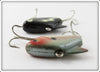 Heddon Shad & Black White Lightning Sonic Pair