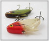 Heddon Perch & Red Head White Super Sonic Pair