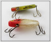 Heddon Perch & Red Head White Super Sonic Pair