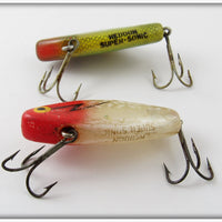 Heddon Perch & Red Head White Super Sonic Pair