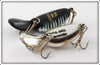 Heddon Chrome & Black Scale Tiny Tad Pair