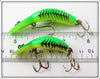 Heddon Green Rib Alewife Tadpolly Spook & Tiny Tad Pair
