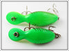 Heddon Green Rib Alewife Tadpolly Spook & Tiny Tad Pair