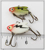 Heddon White Red Head & Perch Ultra Sonic Pair