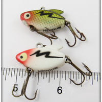 Heddon White Red Head & Perch Ultra Sonic Pair