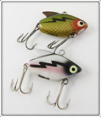 Vintage Heddon Shad & Perch Sonic Lure Pair
