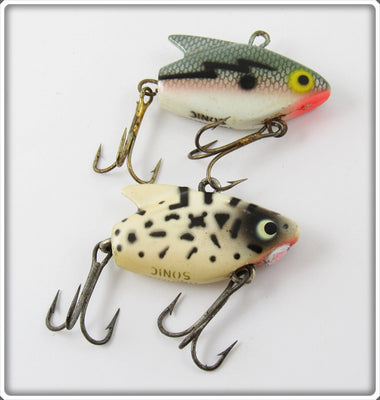 Vintage Heddon Shad & Coachdog Sonic Lure Pair