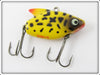 Vintage Heddon Yellow Coachdog Sonic Lure