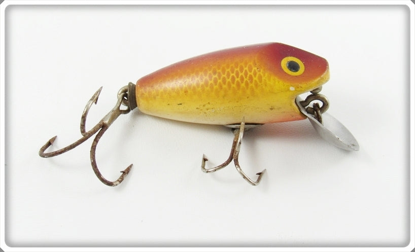 Vintage A.D. Mfg Co Brown Scale Bayou Boogie Lure