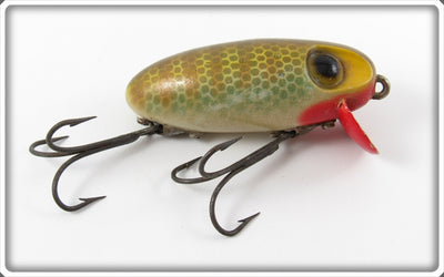 Vintage Wright & McGill Gold Scale Bug A Boo Lure