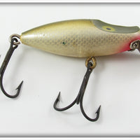 Vintage Paw Paw Meadow Brook Silver Scale Runt Lure