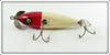 Vintage Paw Paw Meadow Brook Red & White Injured Minnow Lure