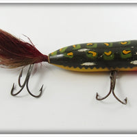 Vintage Eger Frog Spot Fuss Budget Lure 