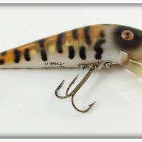Vintage Heddon Orange & Black Tiger Lure