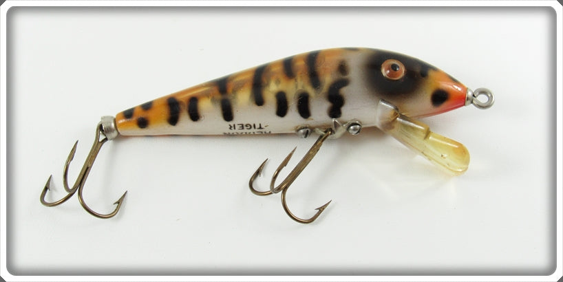 Vintage Heddon Orange & Black Tiger Lure