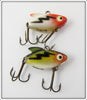 Heddon Red Head White & Perch Ultra Sonic Pair