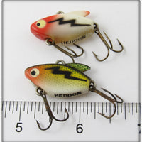 Heddon Red Head White & Perch Ultra Sonic Pair