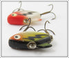 Heddon Red Head White & Perch Ultra Sonic Pair