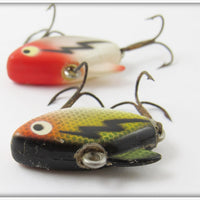 Heddon Red Head White & Perch Ultra Sonic Pair