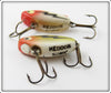 Heddon Red Head White & Perch Ultra Sonic Pair