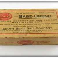 Vintage South Bend Red Head White Babe Oreno Empty Intro Box