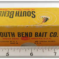 South Bend Red & White Metal Wobbler Empty Box