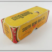 South Bend Red & White Metal Wobbler Empty Box
