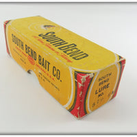 South Bend Red & White Metal Wobbler Empty Box