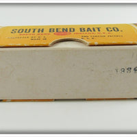 South Bend Red & White Metal Wobbler Empty Box