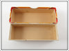 South Bend Red & White Metal Wobbler Empty Box