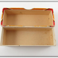 South Bend Red & White Metal Wobbler Empty Box