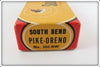 South Bend Red Arrowhead White Body Pike Oreno Empty Box