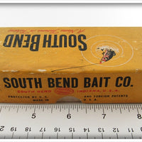 South Bend Red Arrowhead White Body Surf Oreno Empty Box