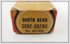 South Bend Red Arrowhead White Body Surf Oreno Empty Box